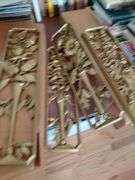 Homco wagon in box and wall plaques