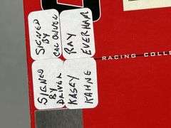 Motorsports authentic 1/24 scale signed by the driver and also the car owner Kasey Kahne & Ray Abrah