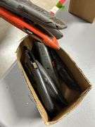 Tray of box cutters