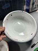 Old porcelain pans