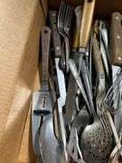 Nice, lot of flatware & kitchen utensils
