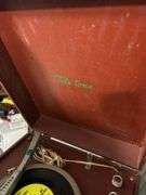Vintage Tele-Tone Record player with record