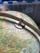 Old metal frame globe