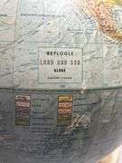 Old metal frame globe