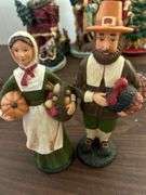 Crate of Christmas decor