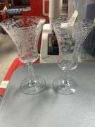 Look’em up ! Cambridge Glass Vintage lot of 4