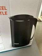 Brand new stainless steel 1.6 quart electric kettle open and tested