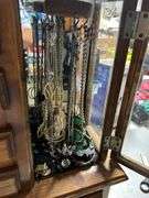 Great lot!! Nice wood jewelry box loaded with jewelry-see all photos