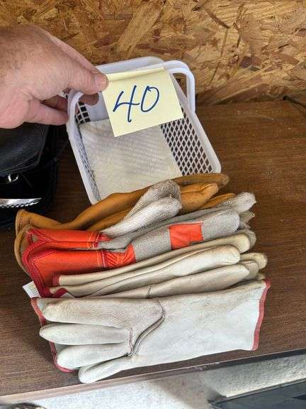 Assortment of gloves