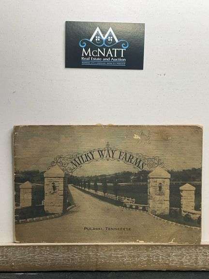 Early Milky Way Farms Pulaski, Tennessee, rare booklet from the 30s