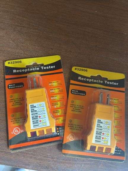 Pair of new Receptacle testers
