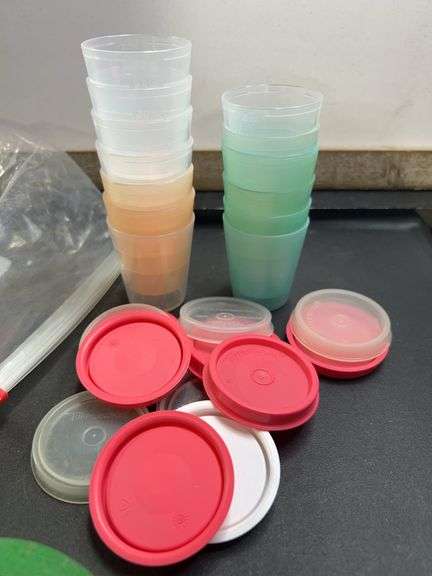 Unusual! ￼ Vintage Tupperware Mini-Midget 2oz Snack Containers