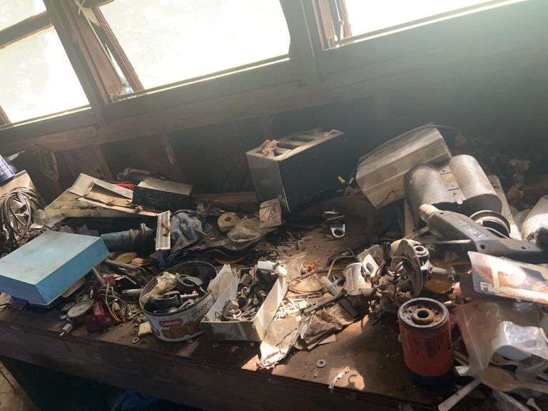 Contents of shop table