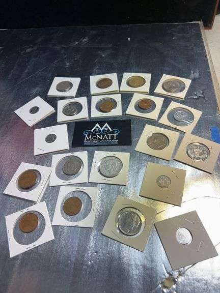 Lot of 20 Foriegn coins
