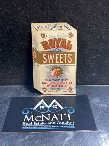 Hard to find! Orig 1895 Royal Sweets Tobacco Pocket calendar