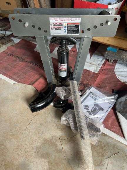 12T hydraulic pipe bender with paperwork -like new ￼