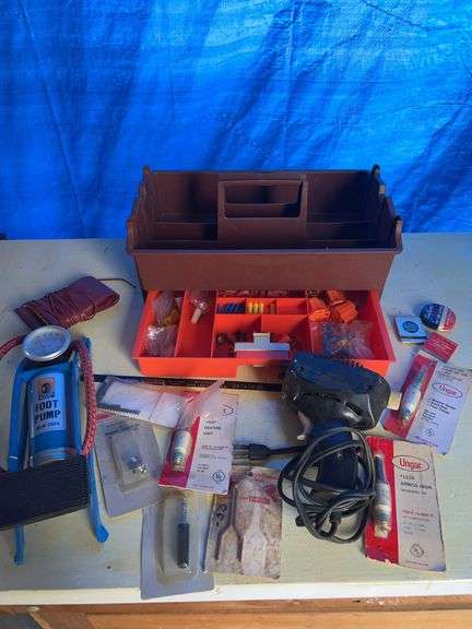 Work tray with misc - see all photos