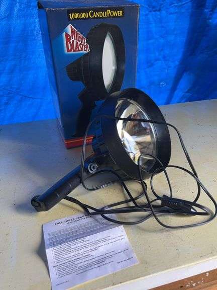 1 million candlepower not blaster spotlight in the original box ￼