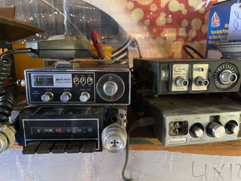 CB LOT with an old factory radio