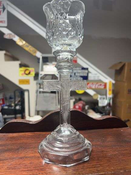 Beautiful Crystal religious candle stand
