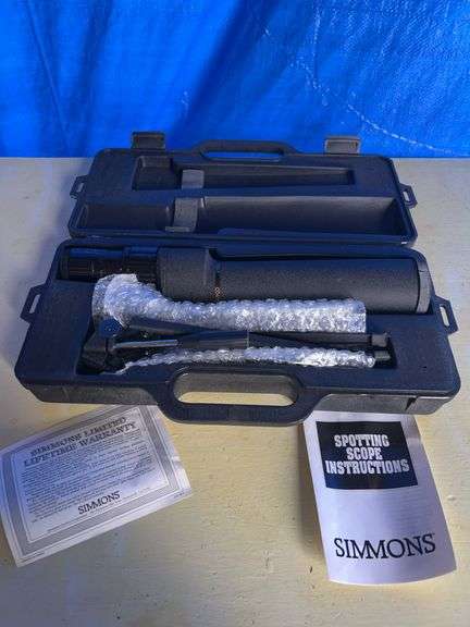New Simmons Spotting scope in hard case