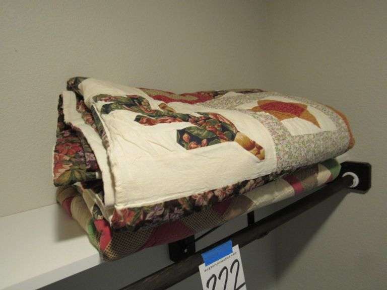 TWO COMFORTER / QUILTS - FULL/QUEEN