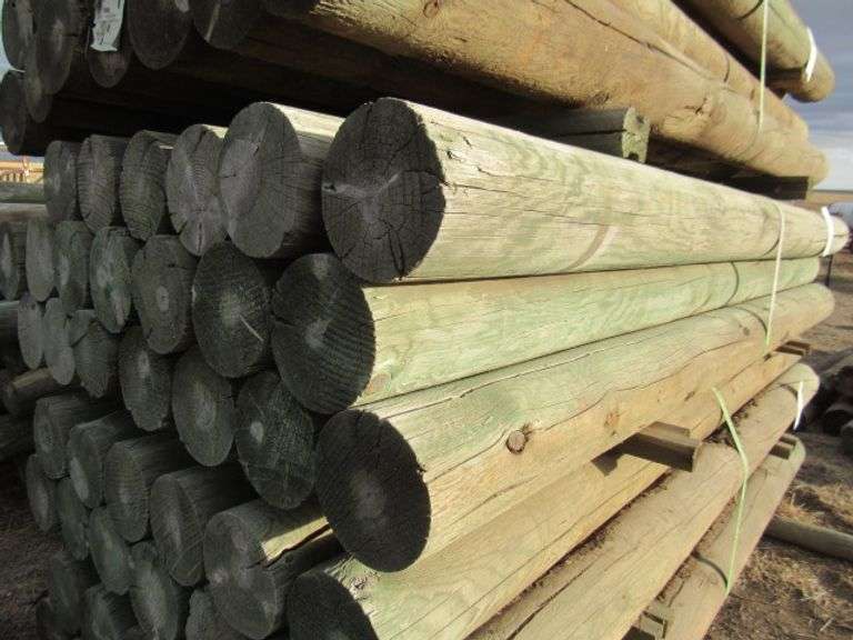 NEW TREATED 6"X8' CORNER POSTS SELLING SO MUCH PER POST X 20 ...