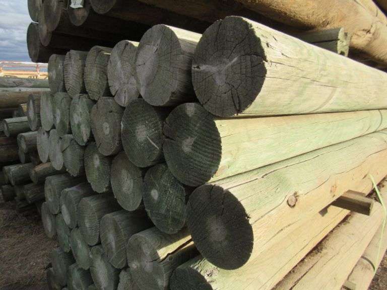 NEW TREATED 6"X8' CORNER POSTS SELLING SO MUCH PER POST X 20 ...