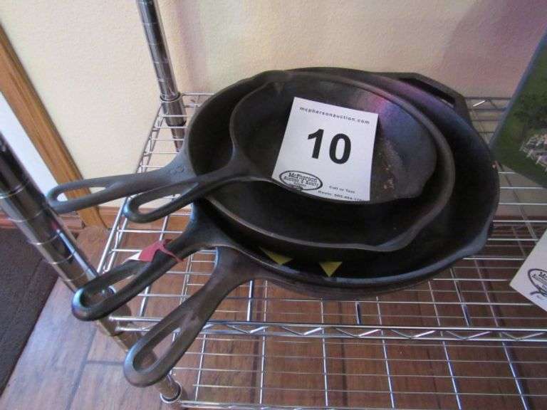 FOUR LODGE SKILLETS - ALL TO GO ONE MONEY