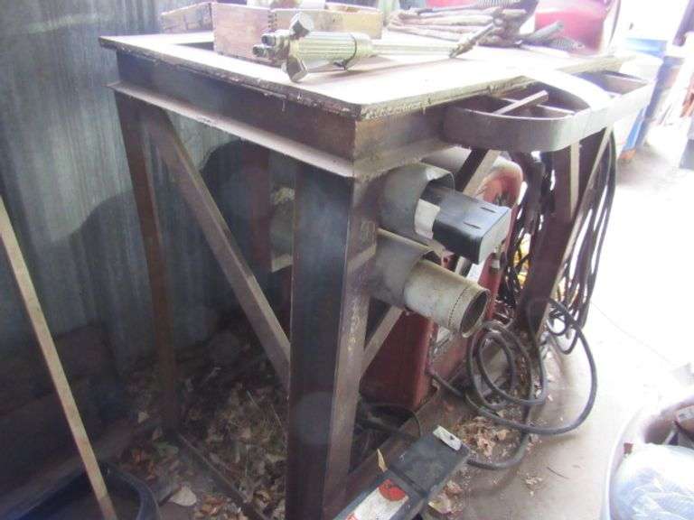 HEAVY WELDING TABLE 48"X30"X41" TALL