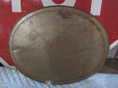 ***** DESCRIPTION UPDATE ***** (BIDDING RESTARTED ON THIS ITEM AT 5:00PM MT 11-11-24) 15" OVAL DR PEPPER LION TRAY - LOOKS TO BE OLD & ORGINAL, BUT IT COULD BE A REPRODUCTION.