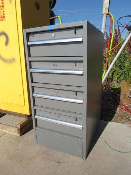 GLOBAL METAL TOOL CABINET 4 DRAWERS 16"x32"x20"d