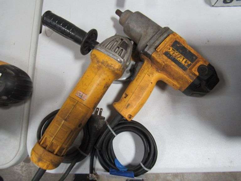 DEWALT IMPACT & SIDE GIRNDER CORDED POWER TOOLS