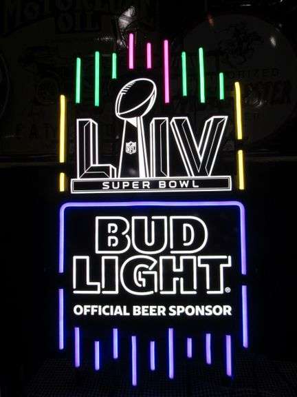 BUDLITE SUPER BOWL NEON 18" X 36"