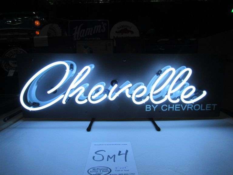 CHEVELLE NEON SIGN 8" X 28" BRAND NEW