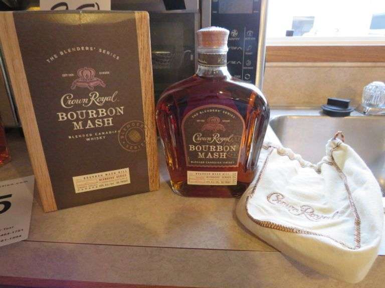 MUST BE 21 TO PURCHASE CROWN ROYAL BURBON MASH THE BLENDER SERIES