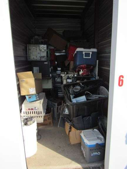 EXTRA STORAGE UNIT A-6 - 5' X 10' - BUYER WILL HAVE 7 DAYS TO CLEAN OUT THE UNIT, $150.00 CASH CLEAN OUT DEPOSIT WILL BE REFUNDED WHEN CLEAN OUT IS VERIFIED - 15% BUY FEE OR A MINIMUM BUY FEE OF $25.00 + SALES TAX ON THE PURCHASE PRICE AND THE BUY FEE