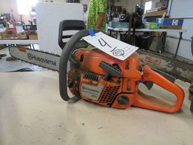 HUSQVARNA CHAIN SAW MOD. 350 NEEDS TUNE UP WAS USED ABOUT 1 YR. AGO