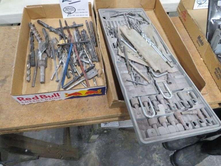 2 BOXES OF ASSTD. DRILL BITS