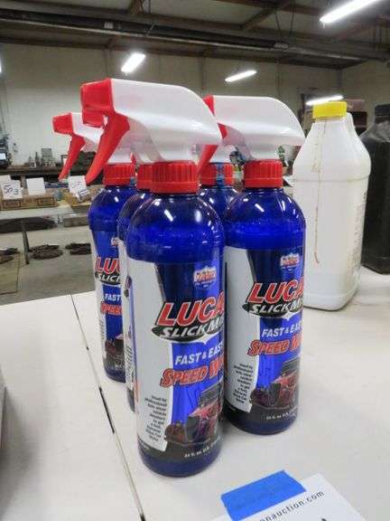 6 BRAND NEW 24 0Z. SPRAY BOTTLES OF LUCAS SPEED WAX