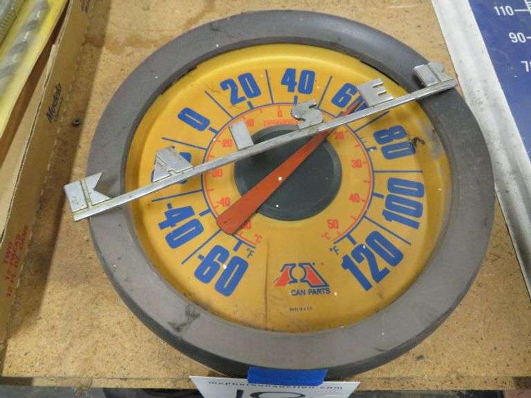 12" BIG A THERMOMETER AND KAISER EMBLEM