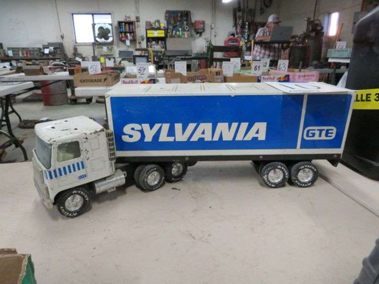 SYLVANIA TOY TRUCK AND TRAILER