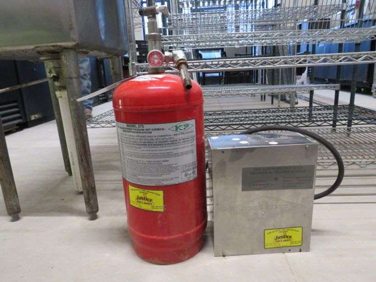 AMEREX MODEL 275 FIRE SUPRESSION TANK AND RELEASE MODULE - McPherson ...