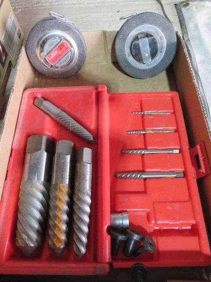 2-25' TAPE MEASURES AND extraction BITS