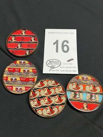 Drew Estates ladies 4-piece coaster set