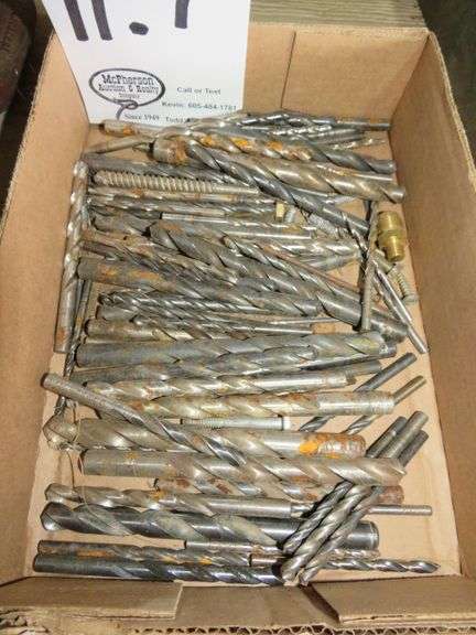 BOX OF DRILL BITS