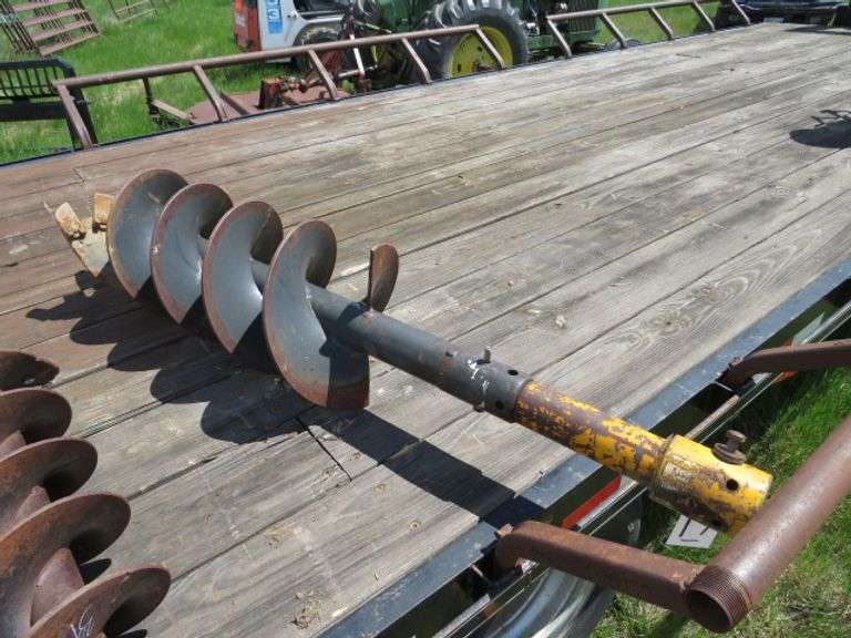 12"X48" ROUND SHAFT W/12" EXTENSION POST HOLE AUGER
