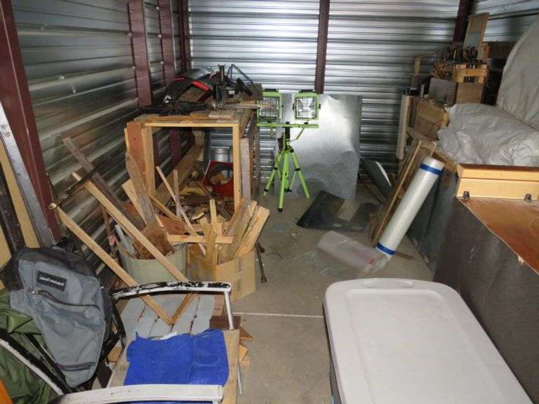 EXTRA STORAGE UNIT B-27 - 10' X 20' - BUYER WILL HAVE 5 DAYS TO CLEAN OUT THE UNIT, $500.00 CASH CLEAN OUT DEPOSIT WILL BE REFUNDED WHEN CLEAN OUT IS VERIFIED - 15% BUY FEE OR A MINIMUM BUY FEE OF $25.00 + 6.2% SALES TAX ON THE PURCHASE PRICE AND THE BUY FEE