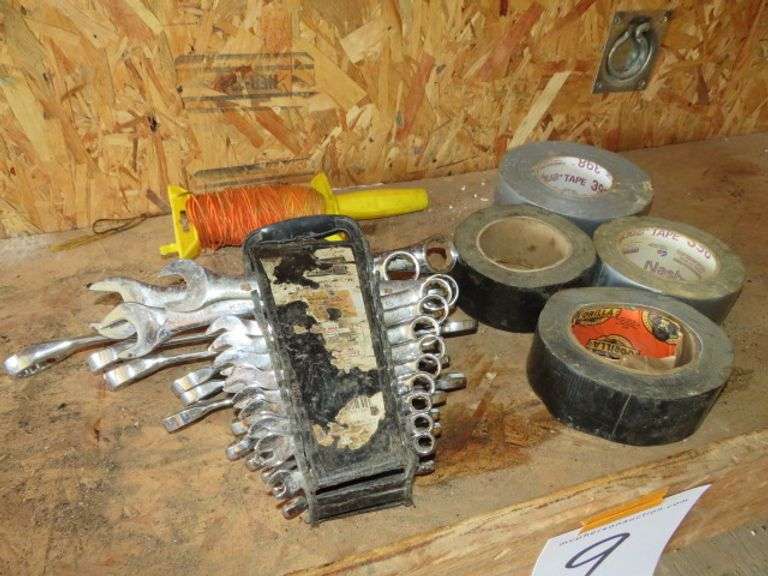 STANDARD / METIRC WRENCH SET, GORILLA TAPE AND DUCT TAPE, AND STRING LINE