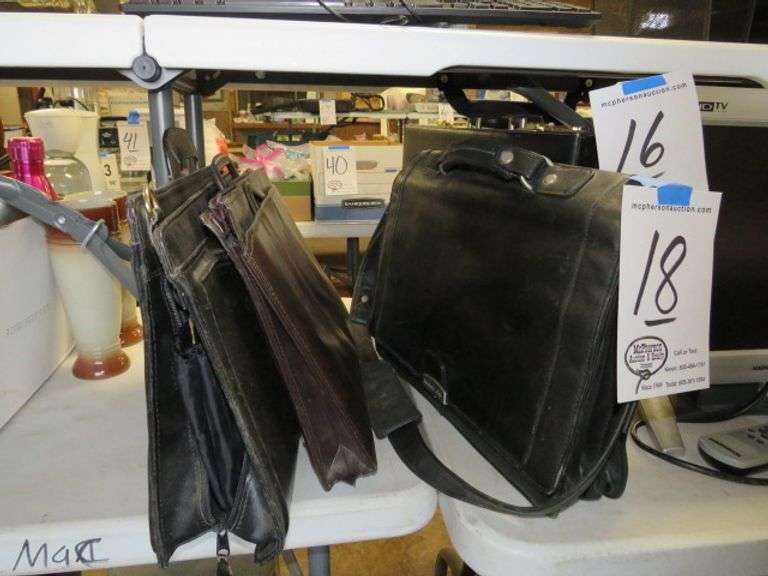 GROUPING OF 4 BRIEFCASES